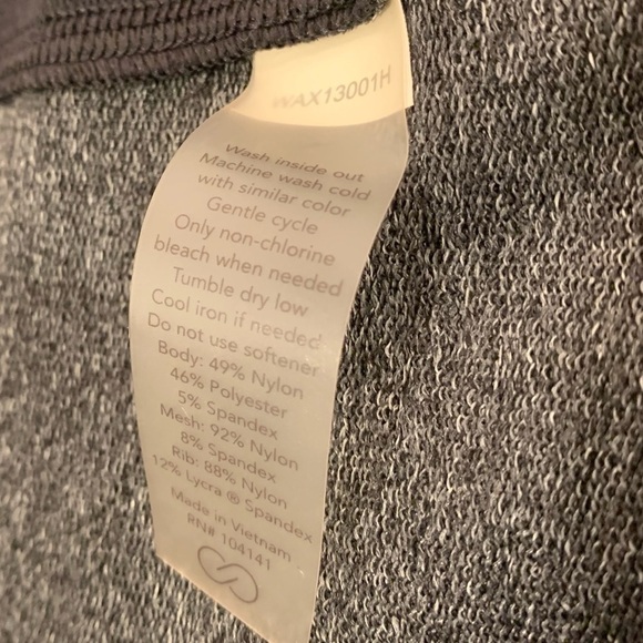 Calia Limited Edition Onyx French Terry Bomber Jacket - Picture 9 of 9